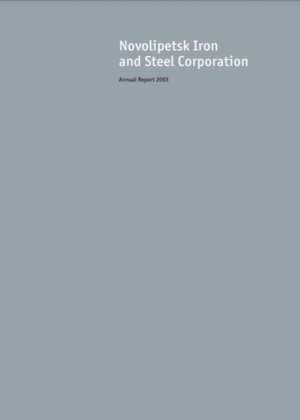 NLMK Annual Report for 2003